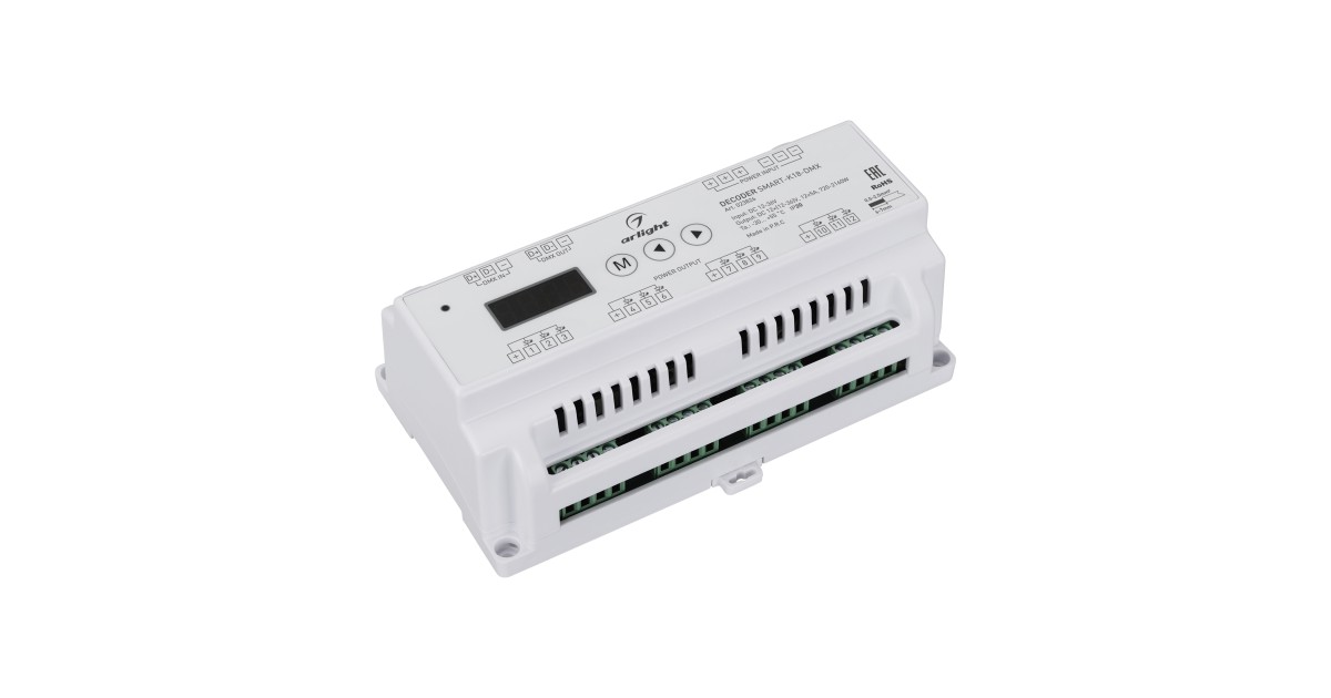 Купить Декодер SMART-K18-DMX (12-36V, 12x5A) 023826 Arlight оптом в Москве