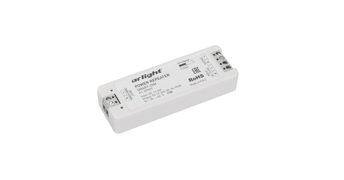 Купить Усилитель SMART-DIM (12-24V, 1x8A) 023829 Arlight оптом в Москве