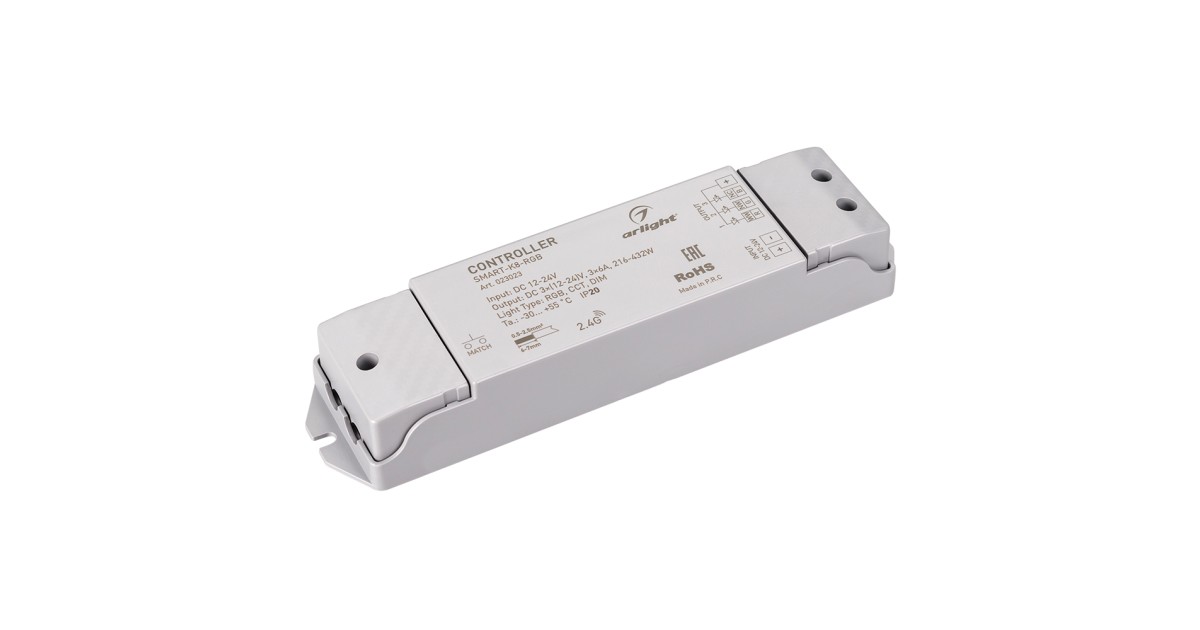 Купить Контроллер SMART-K8-RGB (12-24V, 3x6A, 2.4G) 023023 Arlight оптом в Москве