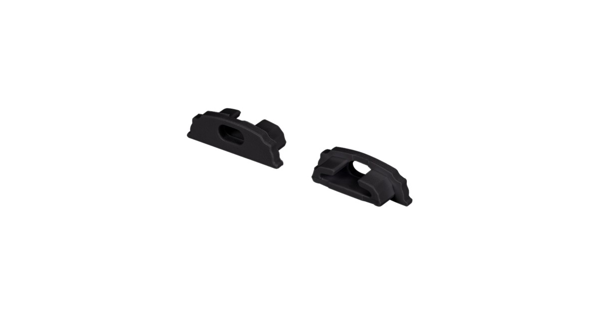 Купить Заглушка ARH-BENT-W18 BLACK с отверстием 039589 Arlight оптом в Москве