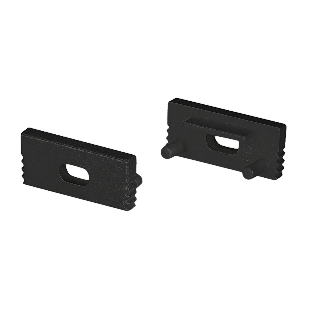 Заглушка SL-SLIM-H7 BLACK с отверстием 037510 - Arlight