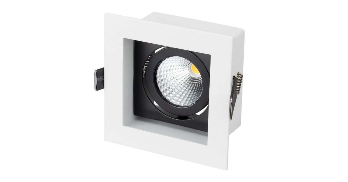 Купить Светильник CL-KARDAN-S102x102-9W Warm (WH-BK, 38 deg) 024126 Arlight оптом в Москве