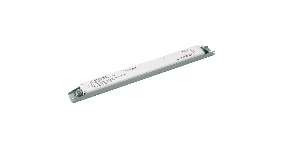 Купить Блок питания ARV-SP24100-LONG-PFC-A (24V, 4.2A, 100W) 025479(1) Arlight оптом в Москве