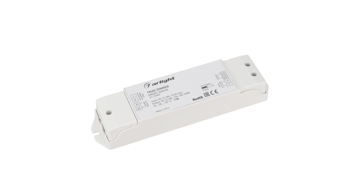 Купить Диммер SMART-DIM105 (12-48V, 15A, TRIAC) 025029 Arlight оптом в Москве