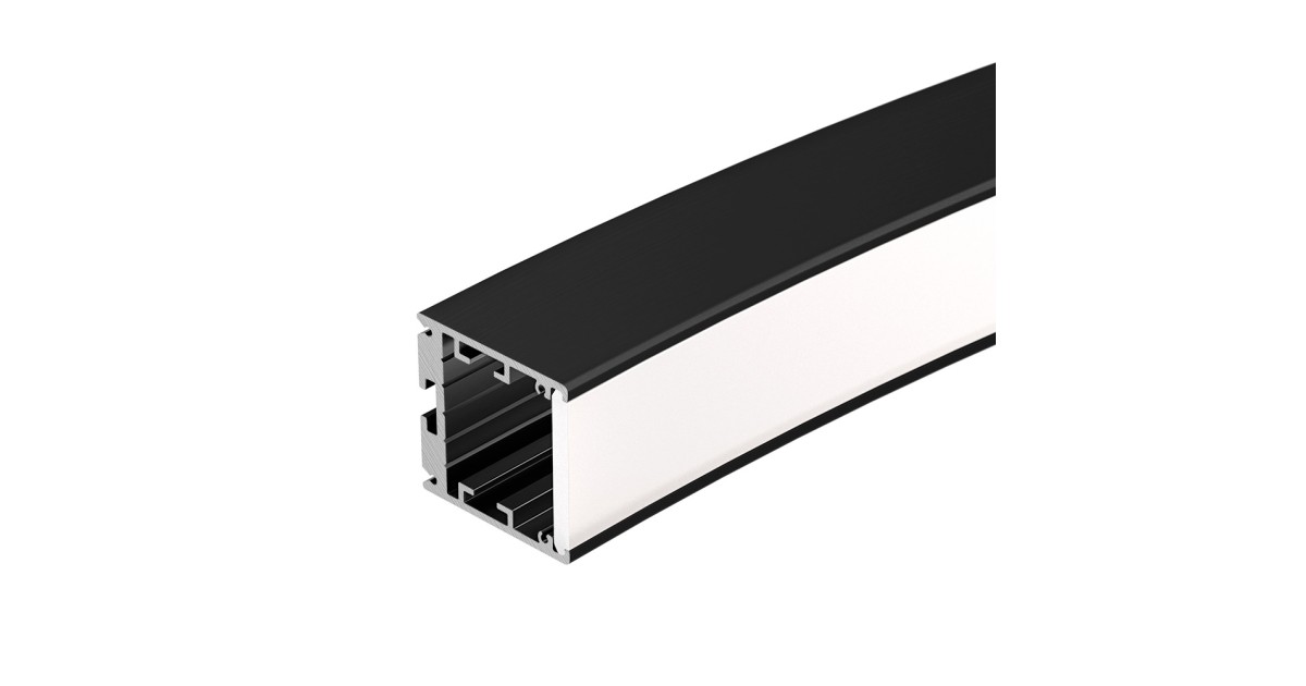 Купить Профиль SL-ARC-3535-D1500-N90 BLACK (1180мм, дуга 1 из 4) 026596 Arlight оптом в Москве