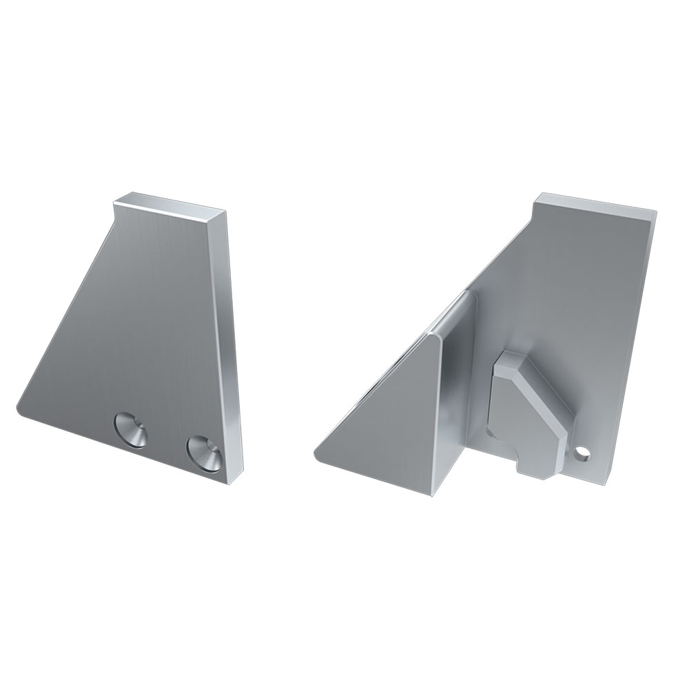 Заглушка для ALM-GLASS-6 с опорой левая глухая 026729 - Arlight