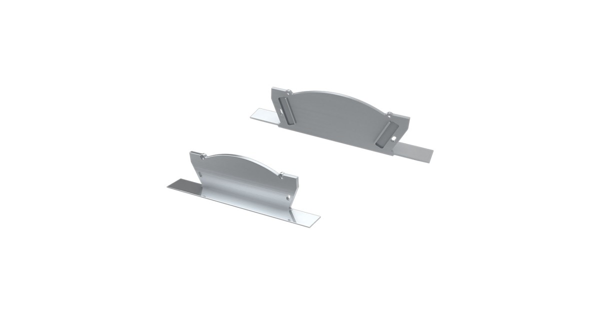 Купить Заглушка для ALM-ARC-DOUBLE серая с отверстием 026795 Arlight оптом в Москве