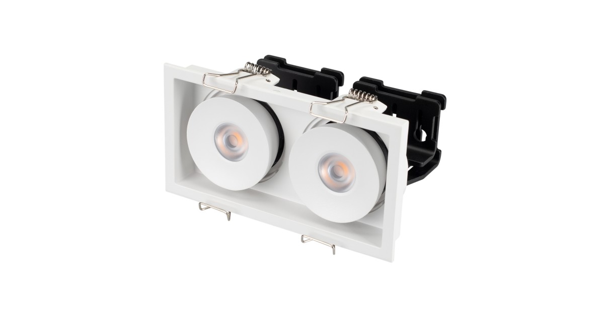 Купить Светильник CL-SIMPLE-S148x80-2x9W Day4000 (WH, 45 deg) 028150 Arlight оптом в Москве