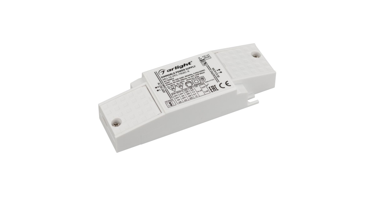 Купить Блок питания ARJ-10-PFC-TRIAC-A (10W, 200-350mA) 026042 Arlight оптом в Москве