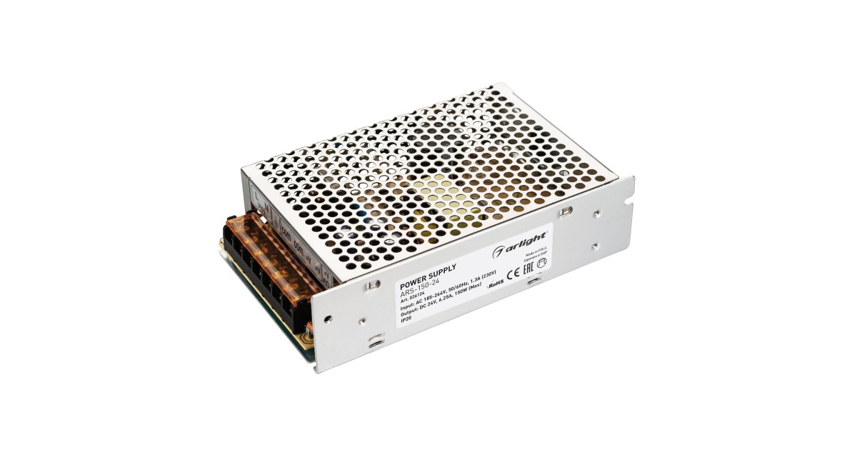 Купить Блок питания ARS-150-24 (24V, 6.25A, 150W) 026124 Arlight оптом в Москве
