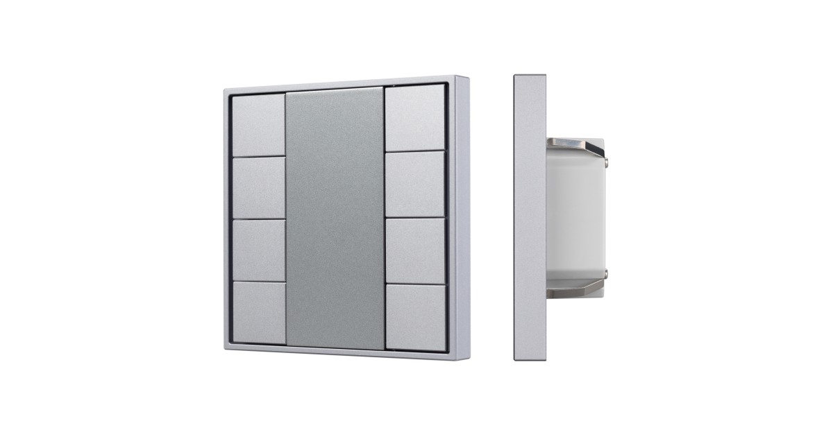 Купить INTELLIGENT ARLIGHT Панель KNX-223-8-GREY (BUS) 027962 Arlight оптом в Москве