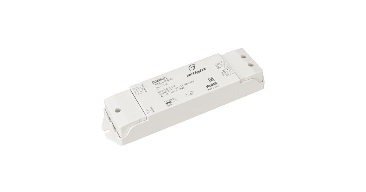 Купить Диммер SMART-D9-DIM (12-24V, 1x15A, 2.4G) 027133 Arlight оптом в Москве