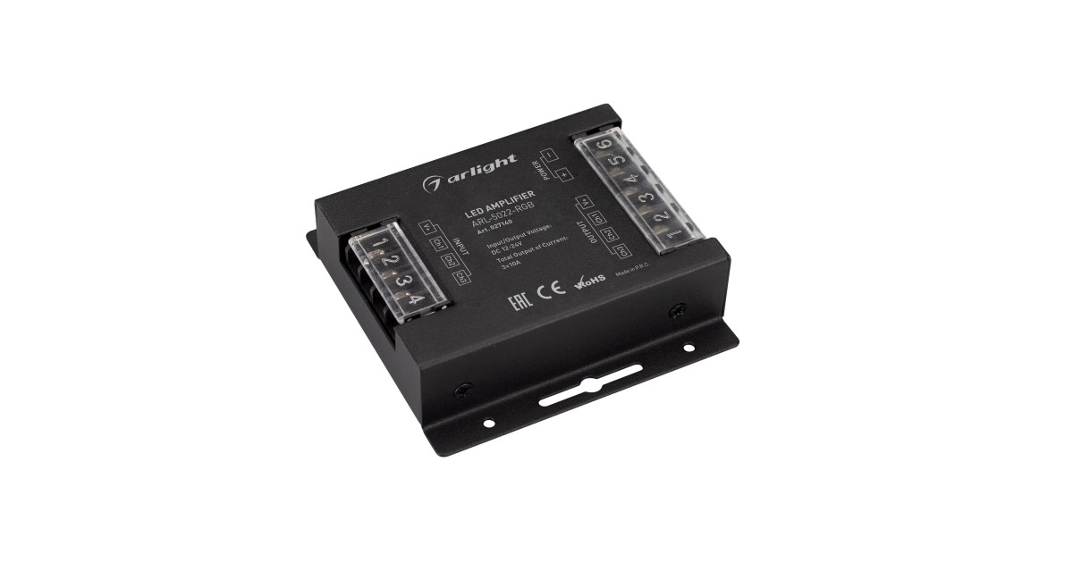 Купить Усилитель ARL-5022-RGB (12-24V, 3x10A, 360-720W) 027140 Arlight оптом в Москве