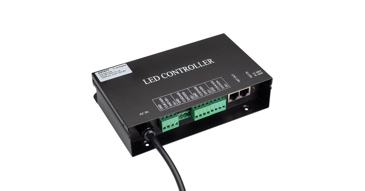 Купить Контроллер HX-SPI-DMX-SL-4P (4096 pix, 220V, TCP/IP, add, ArtNet) 027277 Arlight оптом в Москве