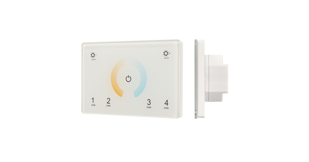 Купить Панель Sens SMART-P81-MIX White (230V, 4 зоны, 2.4G) 028400 Arlight оптом в Москве