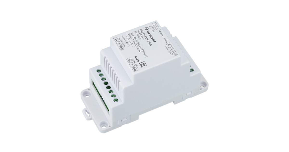 Купить Усилитель SMART-DMX (12-36V, 2CH, DIN) 028415 Arlight оптом в Москве