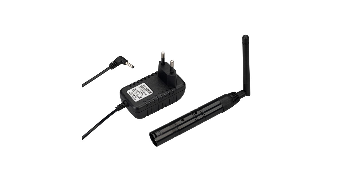 Купить Усилитель SMART-DMX-Transmitter Black (5V, XLR3 Female, 2.4G) 028416 Arlight оптом в Москве