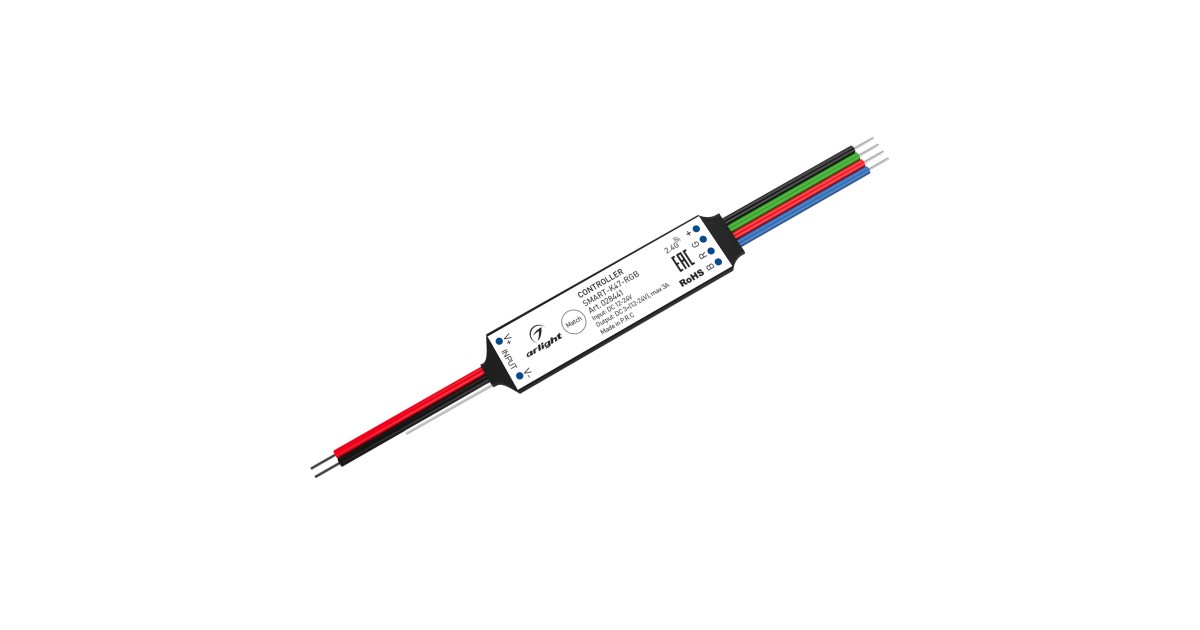 Купить Контроллер SMART-K47-RGB (12-24V, 3x1A, 2.4G) 028441 Arlight оптом в Москве