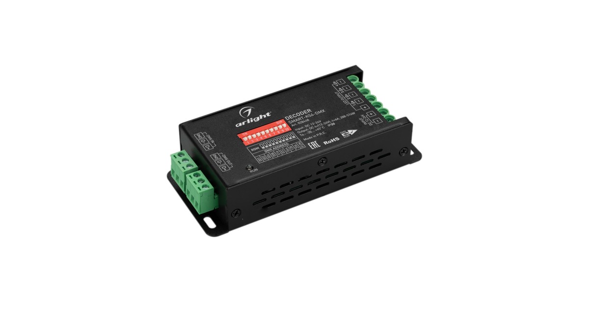 Купить Декодер SMART-K54-DMX (12-24V, 4x6A) 028448 Arlight оптом в Москве
