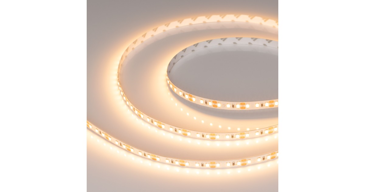 Купить Лента RT-A120-8mm 12V Warm2400 (14.4 W/m, IP20, 2835, 5m) 028571(2) Arlight оптом в Москве