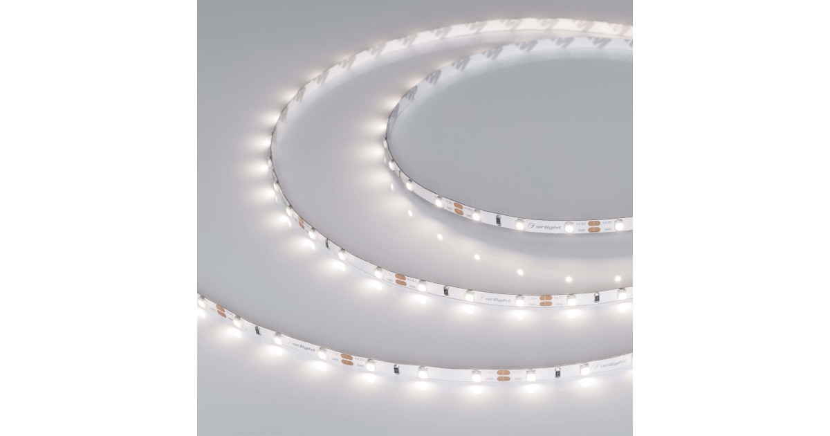 Купить Лента RT-A60-5mm 12V Day4000 (4.8 W/m, IP20, 2835, 5m) 028613(2) Arlight оптом в Москве