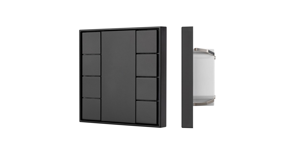 Купить INTELLIGENT ARLIGHT Панель KNX-223-8-BLACK (BUS) 028759 Arlight оптом в Москве