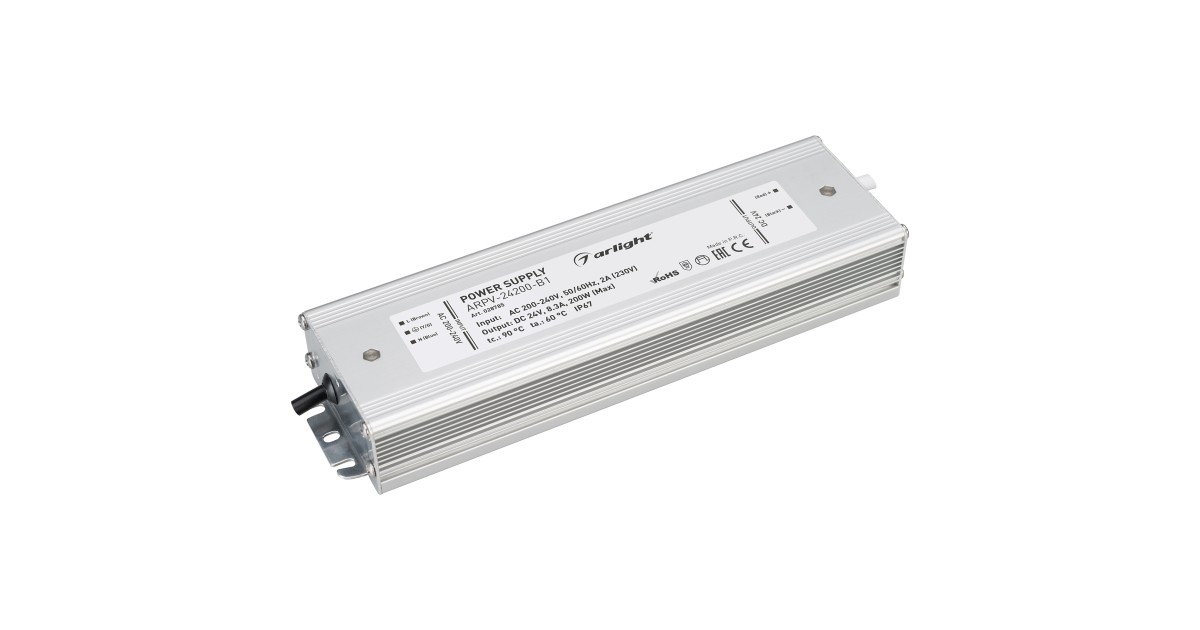 Купить Блок питания ARPV-24200-B1 (24V, 8,3A, 200W) 028785 Arlight оптом в Москве