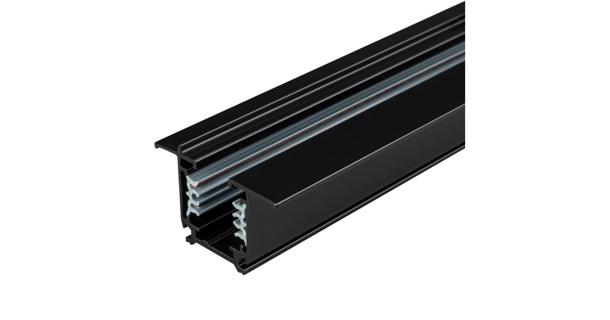 Купить Трек встраиваемый LGD-4TR-TRACK-F-1000-BK-M (C) (Arlight, IP20 Металл, 3 года) 028837 Arlight оптом в Москве