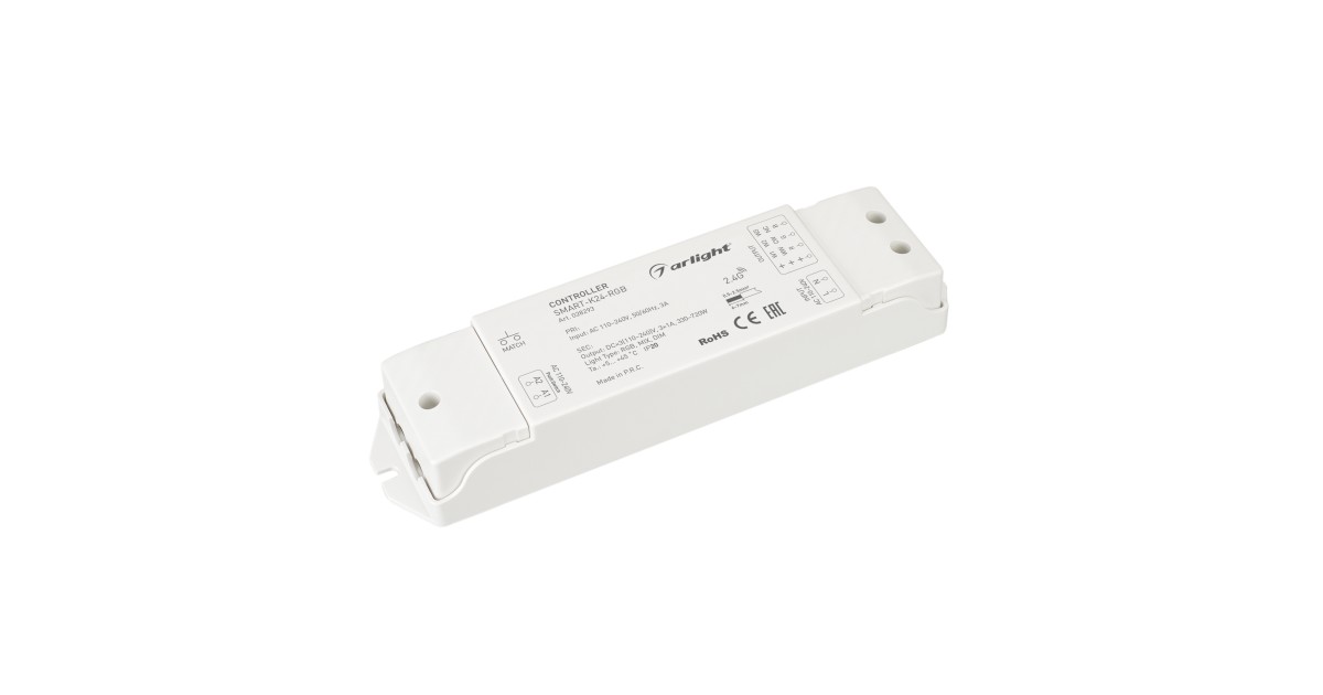 Купить Контроллер SMART-K24-RGB (230V, 3x1A, 2.4G) 028293 Arlight оптом в Москве