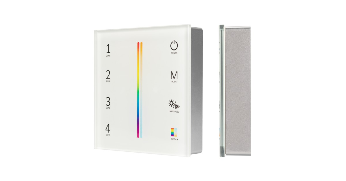 Купить Панель Sens SMART-P55-MULTI White (3V, 4 зоны, 2.4G) 028309 Arlight оптом в Москве