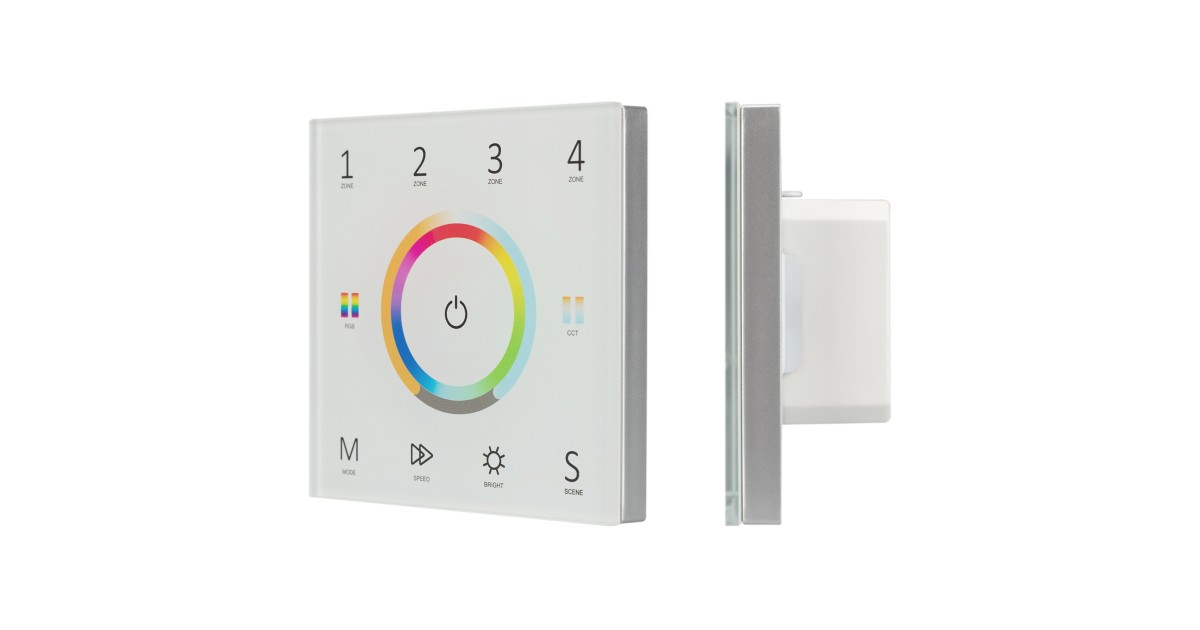 Купить Панель Sens SMART-P67-MULTI White (230V, 4 зоны, 2.4G) 028321 Arlight оптом в Москве