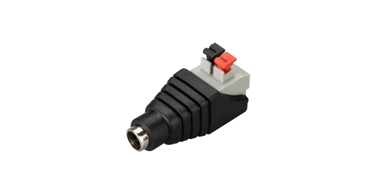 Купить Коннектор ARL-MONO-2pin-F (Jack 5.5) 030748 Arlight оптом в Москве