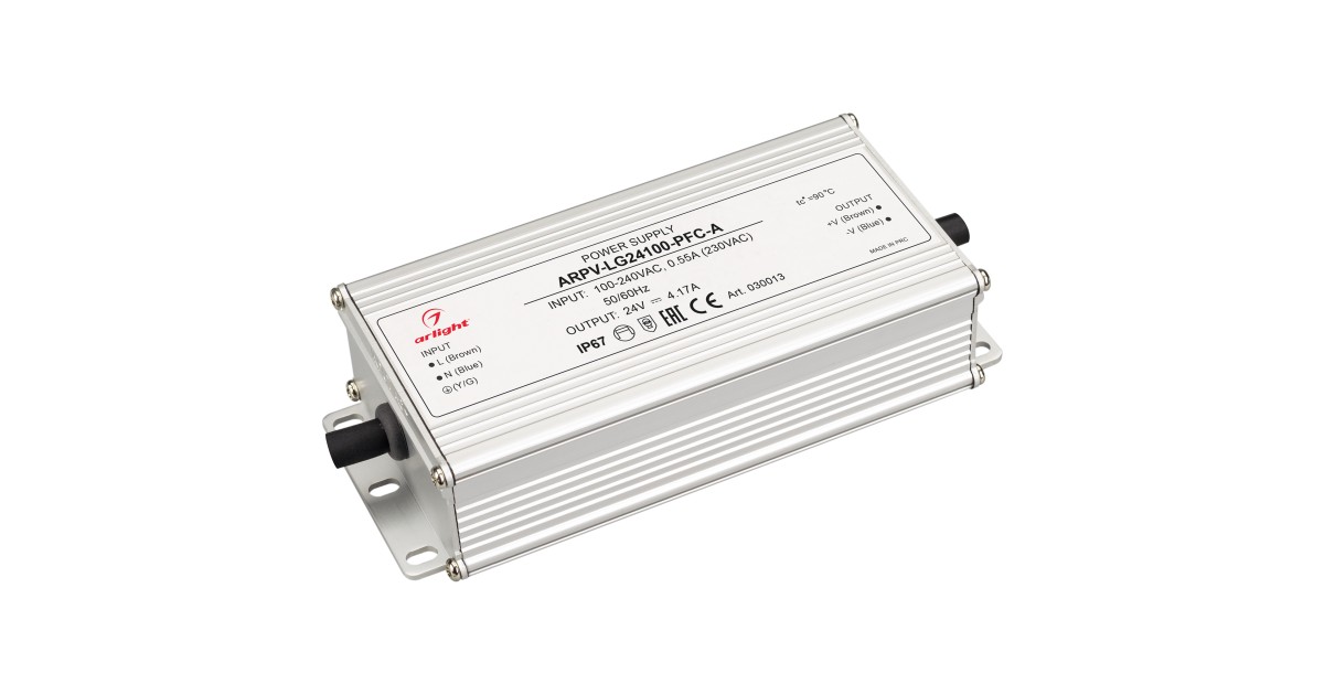 Купить Блок питания ARPV-LG24100-PFC-A (24V, 4.17A, 100W) 030013 Arlight оптом в Москве