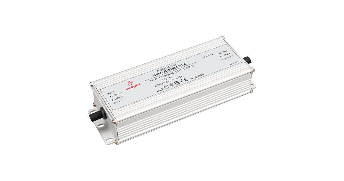 Купить Блок питания ARPV-LG48150-PFC-A (48V, 3.15A, 150W) 030034 Arlight оптом в Москве