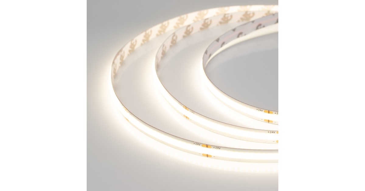 Купить Лента COB-X378-8mm 24V Day4000 (11.5 W/m, IP20, CSP, 5m) 031884(2) Arlight оптом в Москве