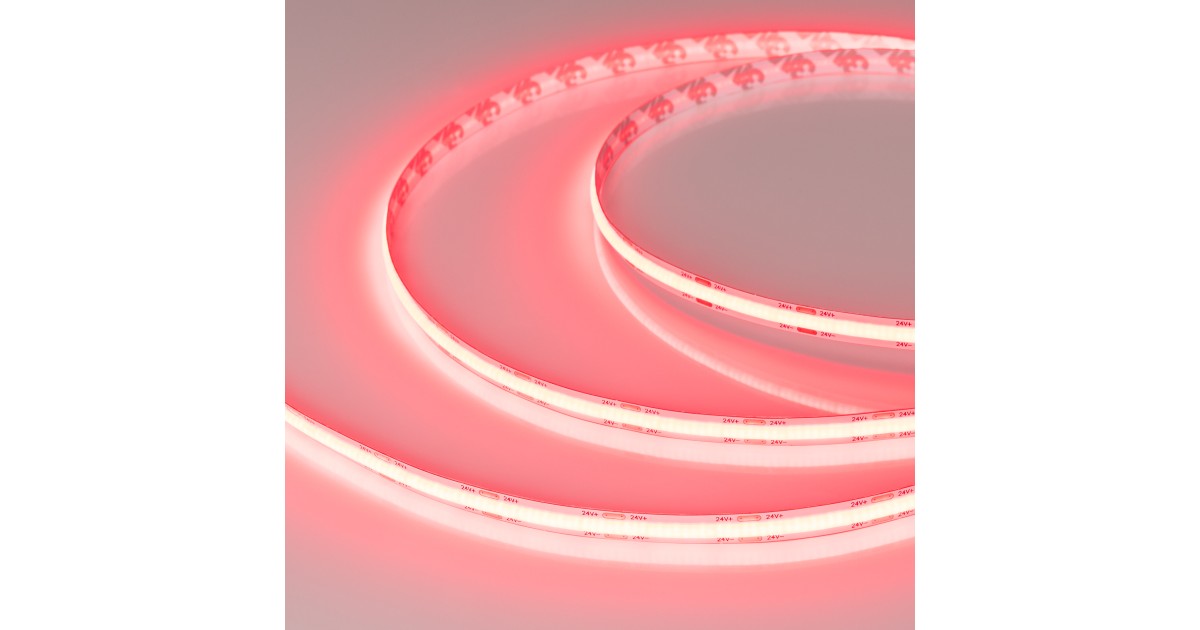 Купить Лента COB-X544-8mm 24V Red (11.5 W/m, IP20, CSP, 5m) 032176(2) Arlight оптом в Москве