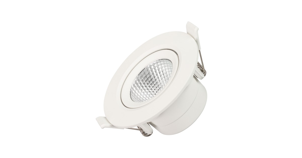 Купить Светильник LTD-POLAR-TURN-R90-7W Warm3000 (WH, 36 deg, 230V) 032310 Arlight оптом в Москве