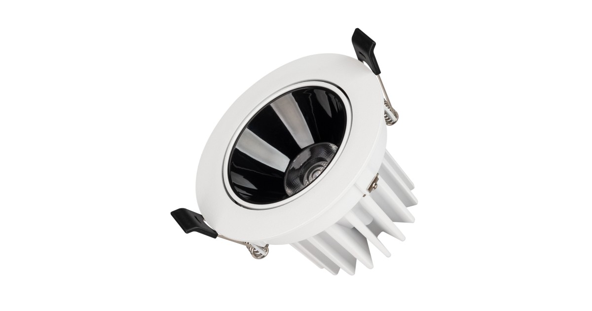 Купить Светильник MS-FORECAST-BUILT-TURN-R102-12W Warm3000 (WH-BK, 32 deg, 230V) 035449 Arlight оптом в Москве