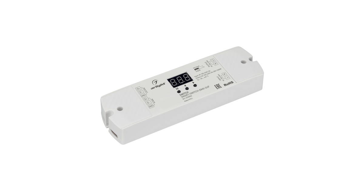 Купить Выключатель SMART-SWITCH-DMX-SUF (230V, 5A) 033004 Arlight оптом в Москве