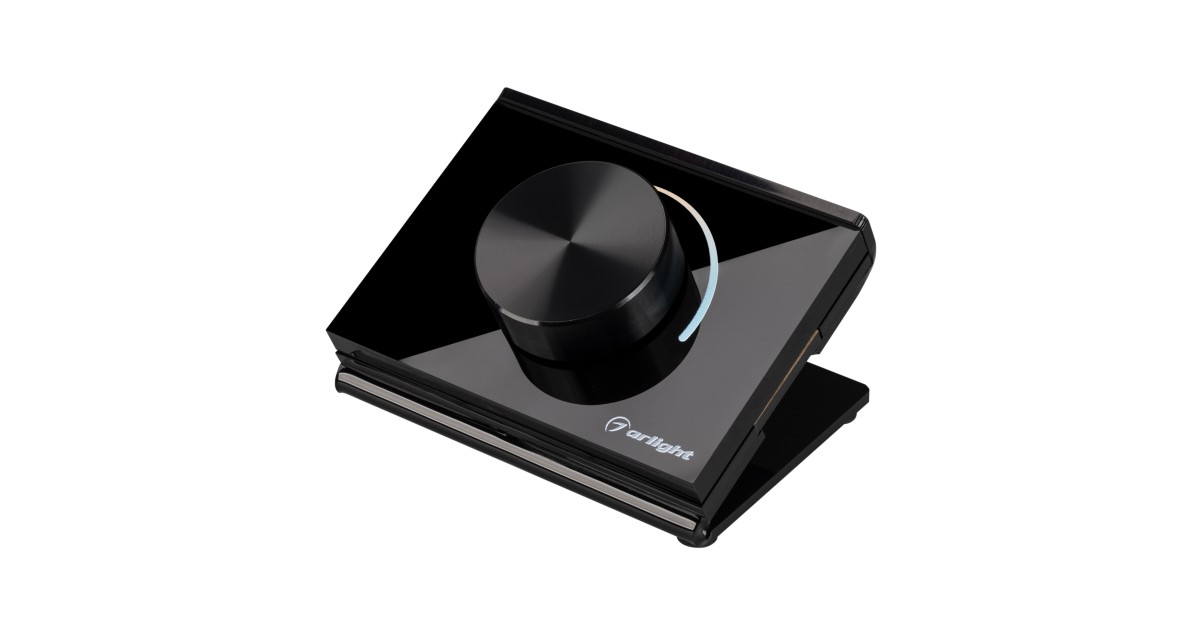 Купить Панель SMART-P100-MIX-SUF Black (3V, Rotary, 2.4G) 034772 Arlight оптом в Москве