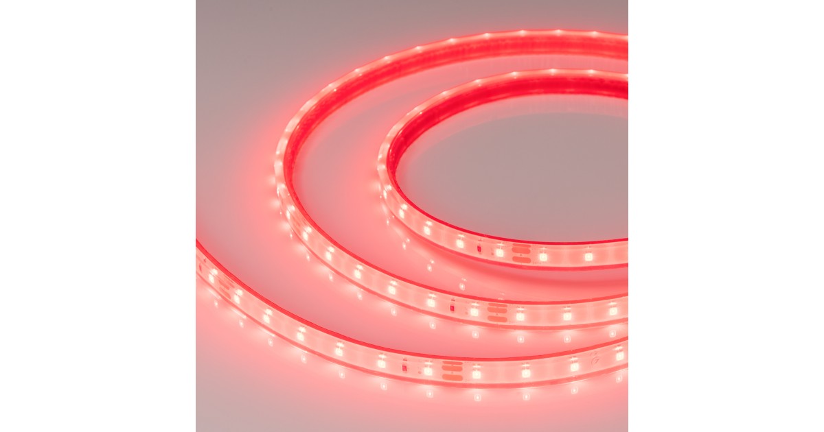 Купить Лента герметичная RTW-PFS-A60-11mm 24V Red (4.8 W/m, IP68, 2835, 5m) 034182 Arlight оптом в Москве