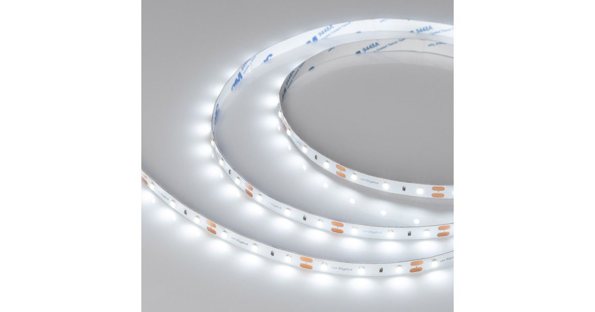 Купить Лента NT-A60-8mm 12V White6000 (4.8 W/m, IP20, 3528, 5m) 035698 Arlight оптом в Москве