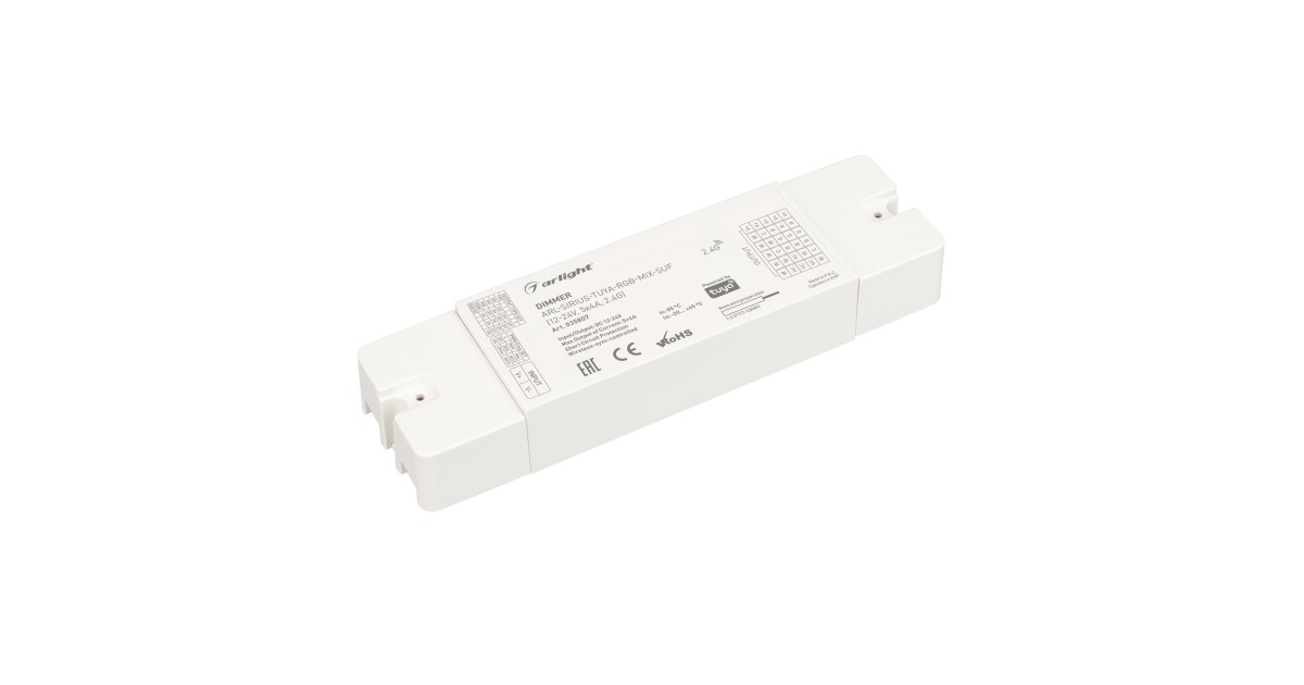 Купить Диммер ARL-SIRIUS-TUYA-RGB-MIX-SUF (12-24V, 5x4A, 2.4G) 035807 Arlight оптом в Москве