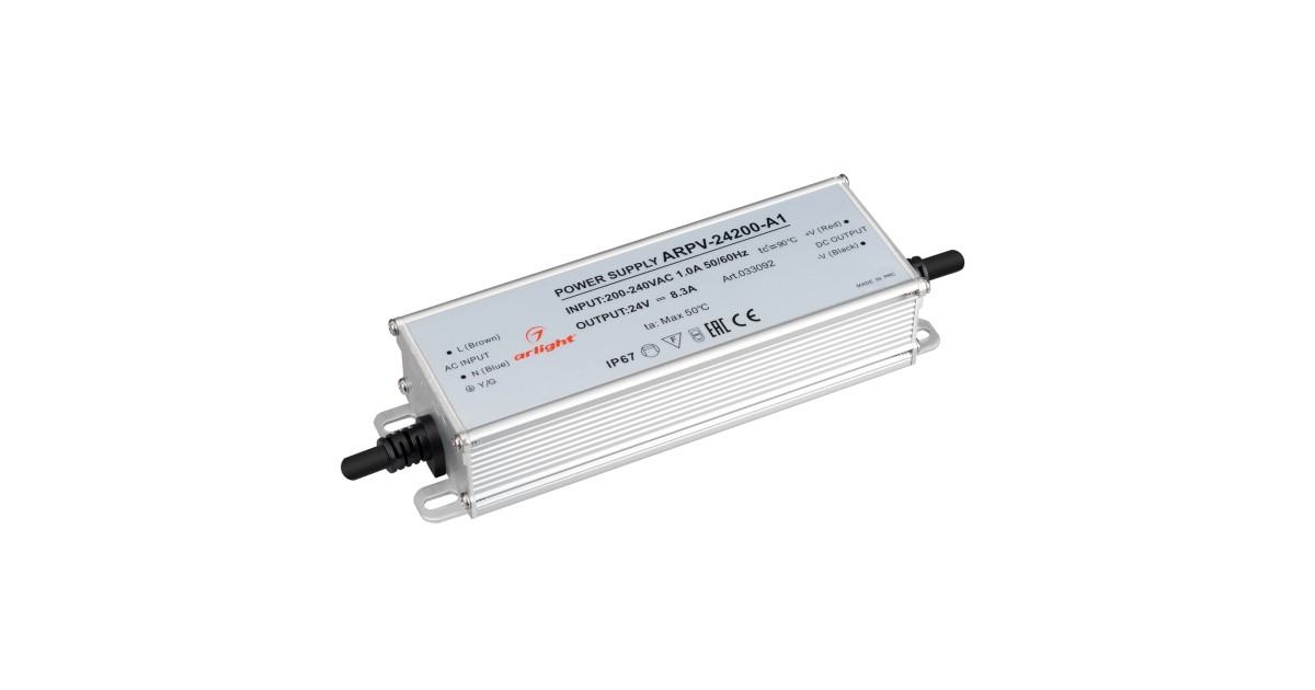Купить Блок питания ARPV-24200-A1 (24V, 8.3A, 200W) 033092 Arlight оптом в Москве