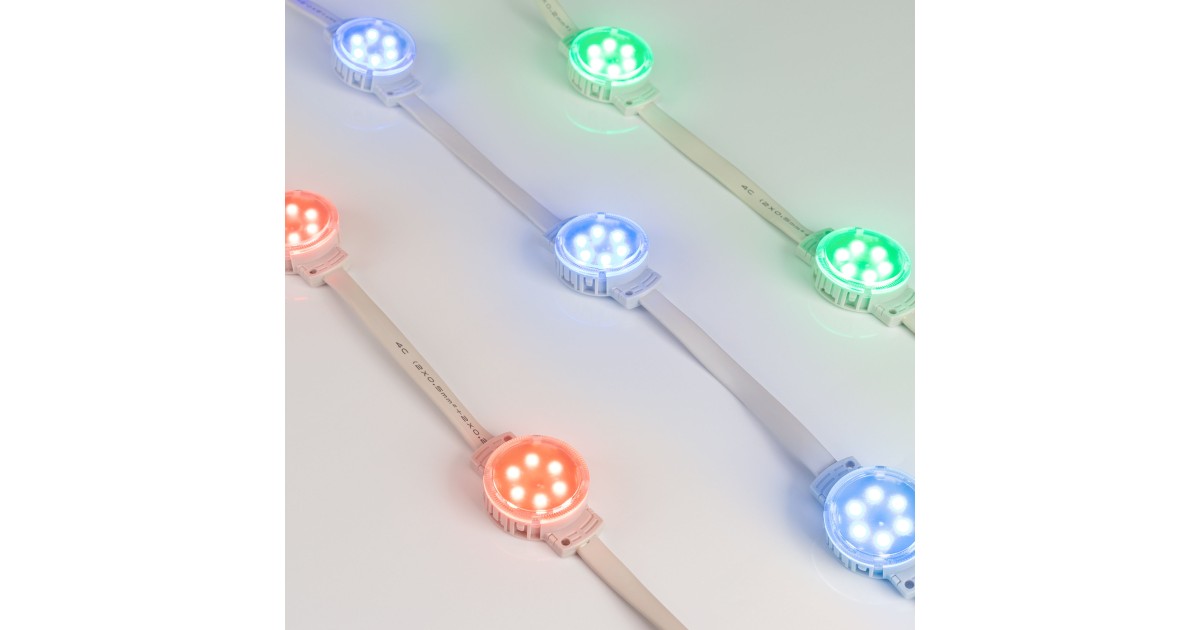 Купить Модуль управляемый SPI-F6-D40 24V RGB-RAM-Auto (1.25W, IP68, 120 deg) 036828 Arlight оптом в Москве