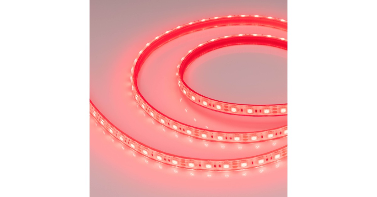 Купить Лента герметичная RTW-PFS-B60-13mm 12V Red (14.4 W/m, IP68, 5060, 5m) 036281 Arlight оптом в Москве