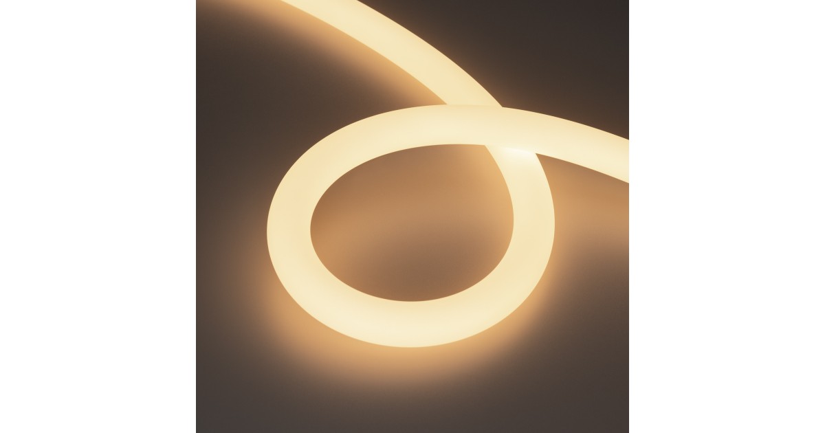 Купить Лента герметичная MOONLIGHT-TOP-A336-D25mm 24V Warm3000 360deg (14.4 W/m, IP65, 2835, 5m, wire x2) 036275 Arlight оптом в Москве