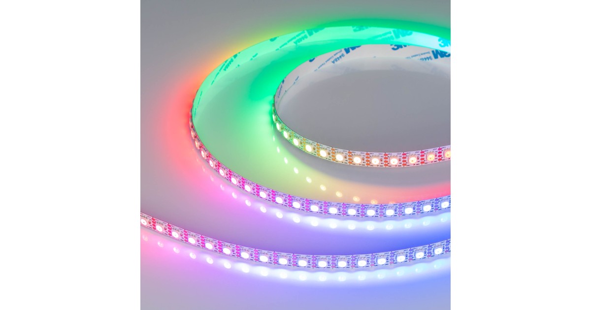 Купить Лента SPI-B96-10mm 12V RGB-PX1-BPT (13 W/m, IP20, 5060, 5m) 037868 Arlight оптом в Москве