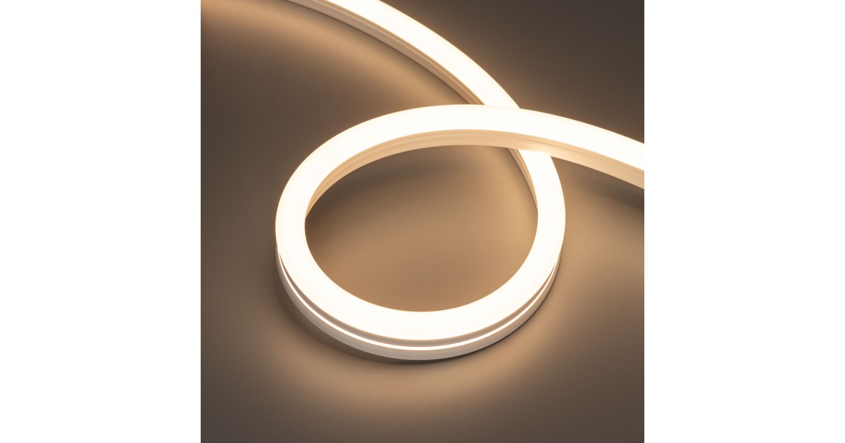 Купить Лента герметичная MOONLIGHT-SIDE-A140-12x24mm 24V Warm3000 (9.6 W/m, IP68, 5m, wire x2) 038602 Arlight оптом в Москве