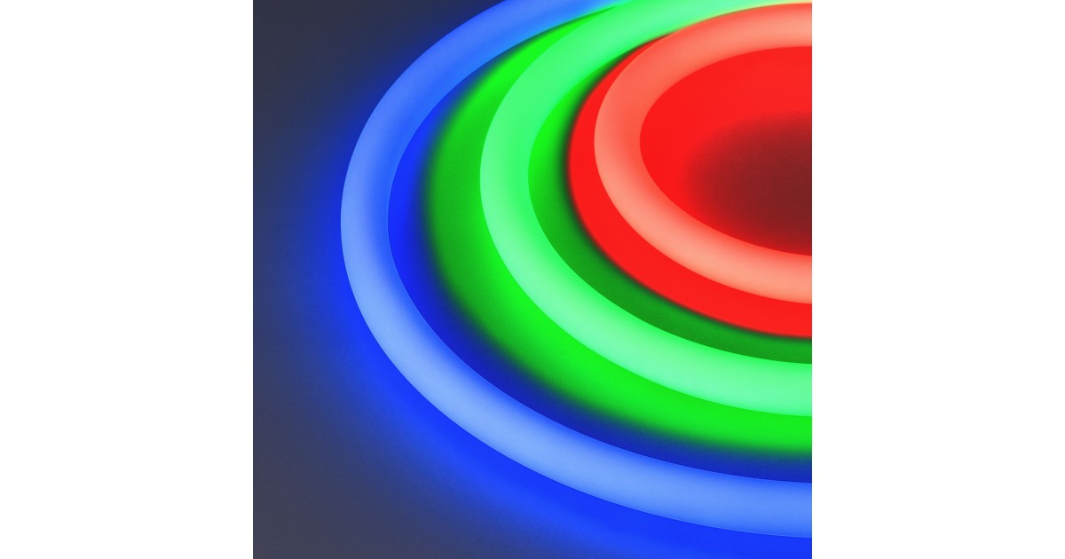 Купить Лента герметичная MOONLIGHT-TOP-F280-D25mm 24V RGB 360deg (14.4 W/m, IP65, 3535, 5m, wire x1) 037563 Arlight оптом в Москве